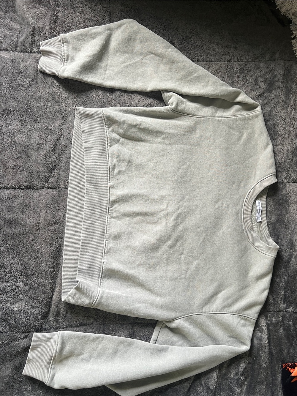 Light Sage Cropped Crewneck